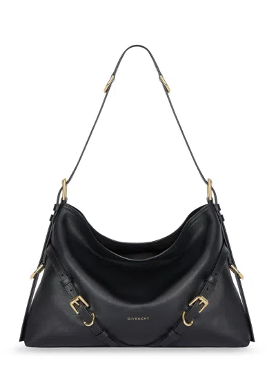 GIVENCHY VOYOU MEDIUM LEATHER SHOULDER BAG