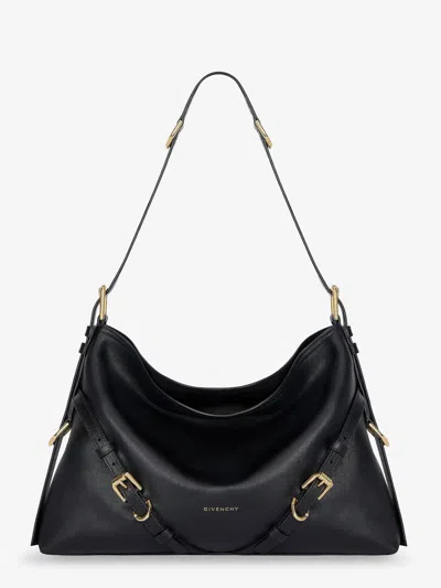GIVENCHY VOYOU MEDIUM LEATHER SHOULDER BAG