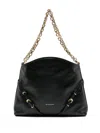 Givenchy Medium Voyou Chain Bag In Leather In Black