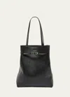 GIVENCHY VOYOU MEDIUM NORTH-SOUTH TOTE BAG IN TUMBLED LEATHER