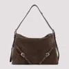Givenchy Black Calf Leather Bos Taurus Shoulder Bag In Brown