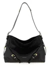 Givenchy Women Voyou Medium Leather Shoulder Bag In Black