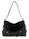 Givenchy Women Voyou Medium Leather Shoulder Bag In Black