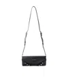 Givenchy Rebel Medium Leather Shoulder Bag In Black