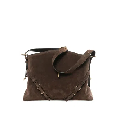 Givenchy Voyou Medium Shoulder Bag In Brown