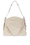 Givenchy Medium Voyou Shoulder Bag In Cream