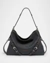 Givenchy Voyou Medium Shoulder Bag In Denim In Blue