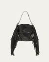 Givenchy Voyou Medium Shoulder Bag In Fringe Leather In Voyou Medium Shoulder Bag