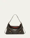 Givenchy Medium Voyou Calfskin Shoulder Bag With Buckle Fastening