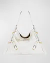 Givenchy Medium Leather Shoulder Bag With Adjustable Strap In Ivory