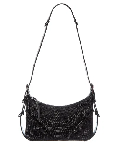 Givenchy Voyou Medium Silk Shoulder Bag In Black