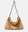 GIVENCHY VOYOU MEDIUM SUEDE SHOULDER BAG