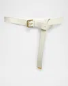 Givenchy Voyou Metal Buckle Leather Belt