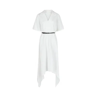 Pre-owned Givenchy Voyou Midi Dress 'white' | Women's Size 36