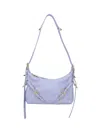 Givenchy Women's Mini Voyou Bag In Leather In Violet
