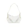 Givenchy Mini Voyou Leather Hobo In White
