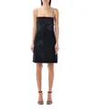 Givenchy Short Denim Voyou Dress For Men In Black