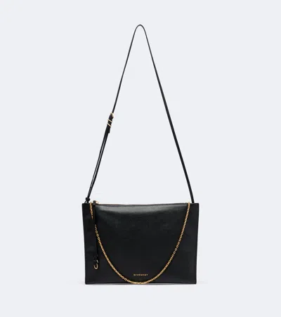 Givenchy Voyou Mini Embellished Leather Pouch In Black