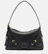 Givenchy Voyou Mini Leather Shoulder Bag In Black