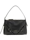Givenchy Voyou Mini Leather Shoulder Bag Studded In Black