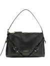 Givenchy Voyou Mini Leather Shoulder Bag Studded In Black