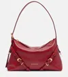 Givenchy Voyou Mini Leather Shoulder Bag In Red