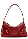 Givenchy Mini Voyou Buckle-detail Leather Tote Bag In Red