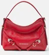 Givenchy Nano Voyou Bag In Leather In Red