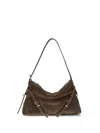 Givenchy Voyou Mini Shoulder Bag In Brown