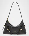 Givenchy Voyou Mini Shoulder Bag In Shiny Leather In Black
