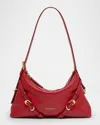Givenchy Mini Voyou Buckle-detail Leather Tote Bag In Red