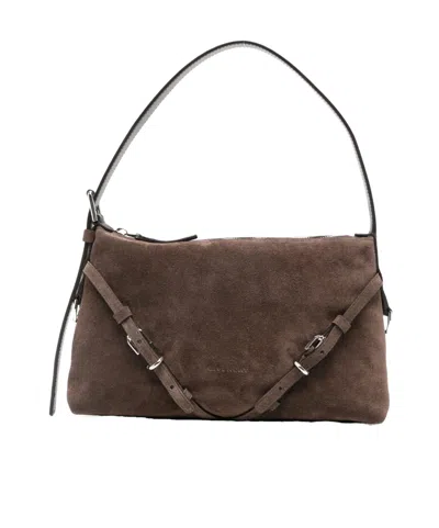 Givenchy Voyou Mini Tote Bag In Brown