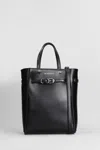 Givenchy Mini Voyou Grained Leather Tote Bag In Black