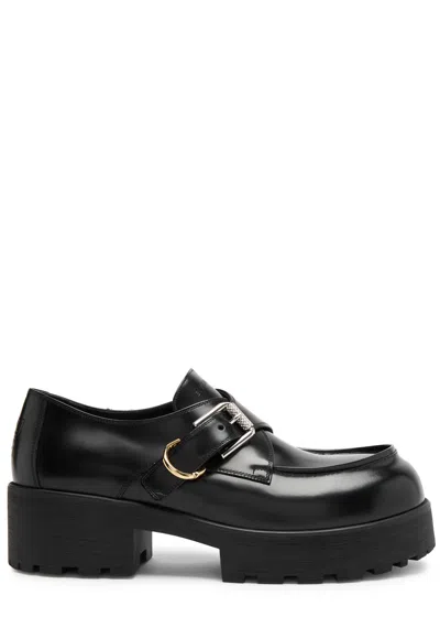 GIVENCHY GIVENCHY VOYOU MONK 50 LEATHER LOAFERS