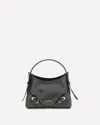 Givenchy Womens Black Voyou Nano Leather Shoulder Bag In Black