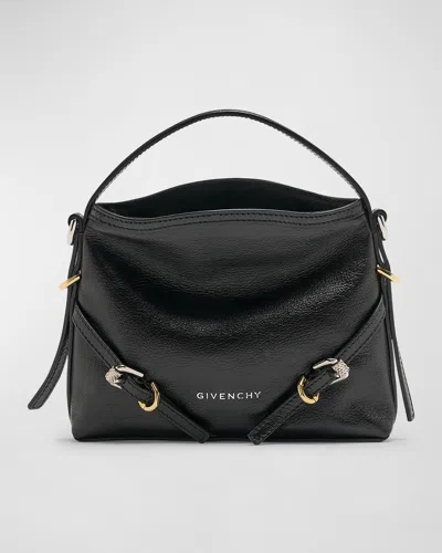 Givenchy Voyou Nano Bag In Leather In Black