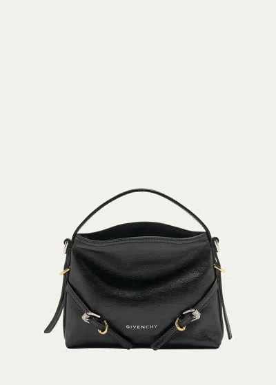 Givenchy Voyou Nano Bag In Leather In Black