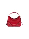 Givenchy Nano Voyou Bag In Leather In Red