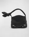 Givenchy Voyou Nano Bow Top-handle Bag In Fabric In Black