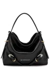 Givenchy Voyou Nano Grained-leather Top Handle Bag In Black