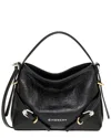 Givenchy Voyou Nano Leather Bag In Black