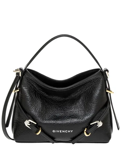 Givenchy Voyou Nano Leather Bag In Black