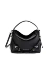 Givenchy Voyou Nano Grained-leather Top Handle Bag In Black