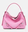 Givenchy Nano Voyou Leather Crossbody Bag In Lipstick Pink