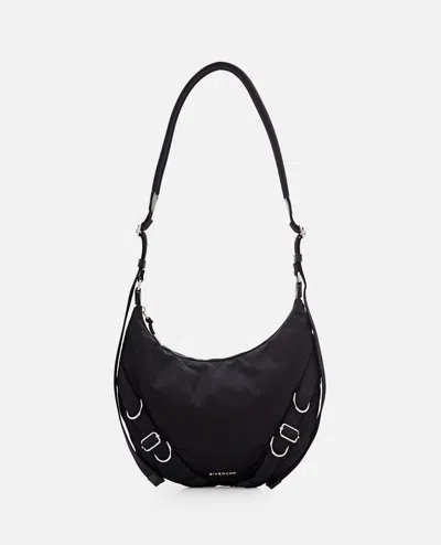 Givenchy Voyou Nylon Crossbody Bag In Black