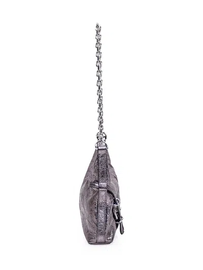 Givenchy Voyou Party Shoulder Bag In Grey