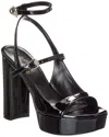 Givenchy Voyou Patent Sandal In Black