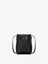 Givenchy Voyou Phone Pouch Bucket Bag In Shiny Tumbled Leather In Multicolor