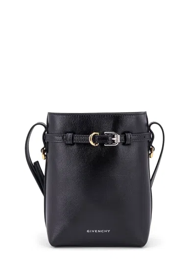 Givenchy Voyou Phone Pouch Leather Bag In Black