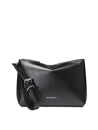 Givenchy Voyou Leather Clutch Bag In Black
